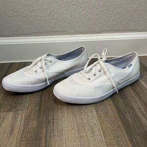 Keds Women's White Canvas Low-Top Sneakers